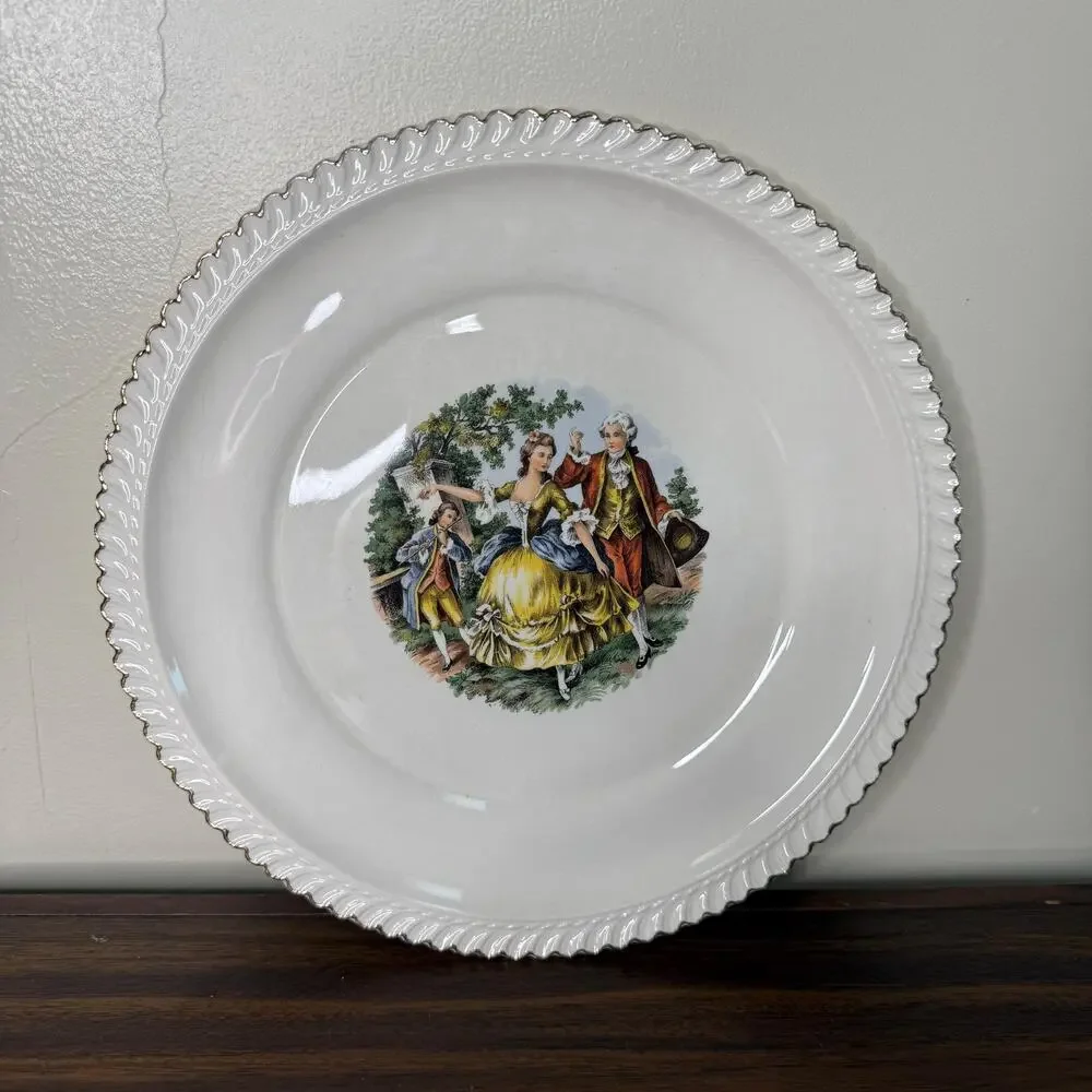 The Harker Pottery 22 Kt Gold Plate, Elegant Dinnerware, Antique Decor Piece